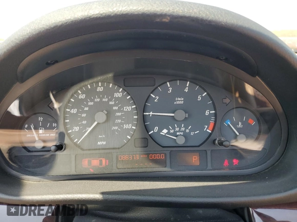2004 BMW 3 Series 325Ci with VIN WBABW33434PL25386, listed as a Copart auction lot 62984964 with 88,373 mi miles and Salvage Title. Bid and sale history available at carsss.com. Image 9.