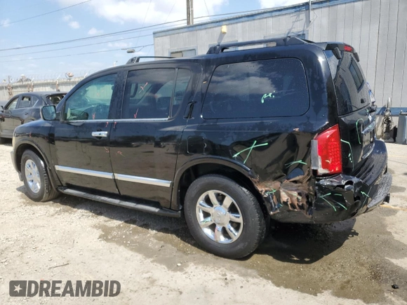 2005 Infiniti QX56 with VIN 5N3AA08A55N806797, listed as a Copart auction lot 72084134 with 239,569 mi miles and Salvage Title. Bid and sale history available at carsss.com. Image 2.