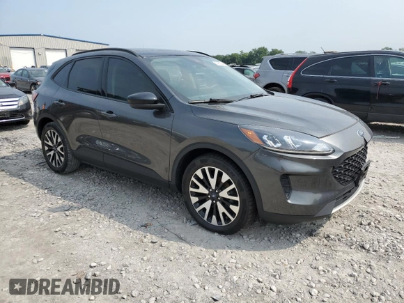 2020 Ford Escape SE Sport Hybrid with VIN 1FMCU0BZ1LUC26389, listed as a Copart auction lot 64202664 with 82,244 mi miles and Salvage Title. Bid and sale history available at DreamBid. Image 4.