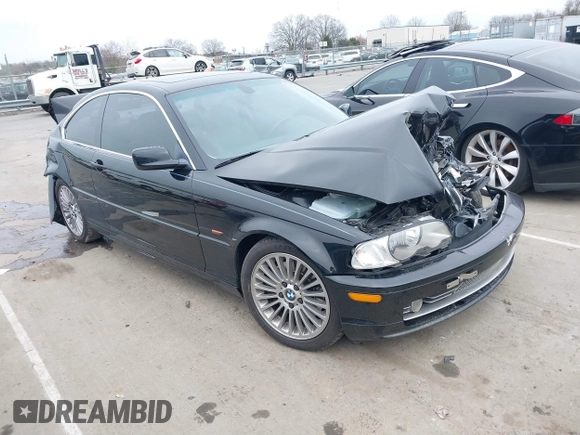 2001 BMW 3 Series 330Ci with VIN WBABN53431JU33861, listed as a IAAI auction lot 41757266 with 138,440 mi miles. Bid and sale history available at carsss.com. Image 1.