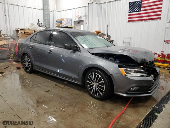 2016 Volkswagen Jetta Sedan 1.8T Sport with VIN 3VWD17AJ9GM415210, listed as a Copart auction lot 46080325 with 94,310 mi miles and Clean Title. Bid and sale history available at carsss.com. Image 4.