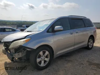 2012 Toyota Sienna LE AAS with VIN 5TDKK3DC8CS193671, listed as a Copart auction lot 63836955 with 257,868 mi miles and Salvage title. Bid and sale history available at DreamBid. Image 1.