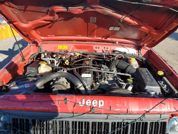 1997 Jeep Cherokee SE with VIN 1J4FJ28S9VL501171, listed as a Copart auction lot 44863615 with 206,592 mi miles and Salvage Title. Bid and sale history available at carsss.com. Image 13.
