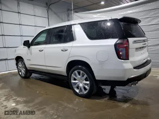 2023 Chevrolet Tahoe High Country with VIN 1GNSKTKLXPR243808, listed as a Copart auction lot 48561315 with 27,619 mi miles and Salvage Title. Bid and sale history available at carsss.com. Image 2.