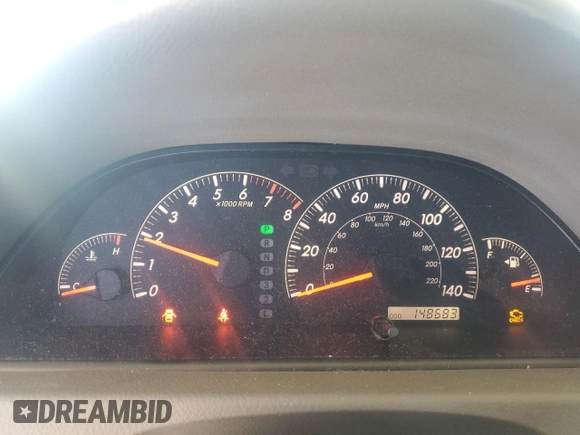 2005 Toyota Camry STD z VIN 4T1BE32K35U598719, wystawiony jako Copart lot #84796804 z przebiegiem 148 683 mil mil oraz Szkoda całkowita • Salvage title. Historia ofert i sprzedaży dostępna na DreamBid. Obrazek 9.