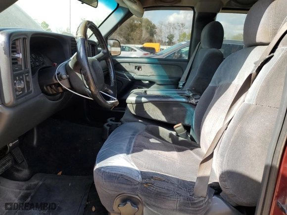 2002 Chevrolet Silverado 1500 LS with VIN 2GCEC19V321123493, listed as a Copart auction lot 48728115 with 262,708 mi miles and Salvage Title. Bid and sale history available at carsss.com. Image 7.