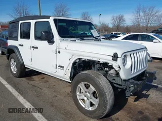 2022 Jeep Wrangler Unlimited Willys with VIN 1C4HJXDN9NW270184, listed as a IAAI auction lot 41467871 with 41,514 mi miles and . Bid and sale history available at DreamBid. Image 6.