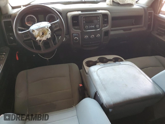 2013 Ram 1500 Tradesman z VIN 1C6RR6FG3DS542313, wystawiony jako Copart lot #59354635 z przebiegiem Nie podano mil oraz Szkoda całkowita • Salvage title. Historia ofert i sprzedaży dostępna na DreamBid. Obrazek 8.