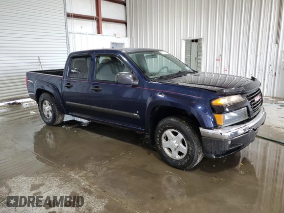 2008 GMC Canyon SLE2 with VIN 1GTDT43E888198038, listed as a Copart auction lot 76331844 with 122,355 mi miles and Salvage Title. Bid and sale history available at carsss.com. Image 4.