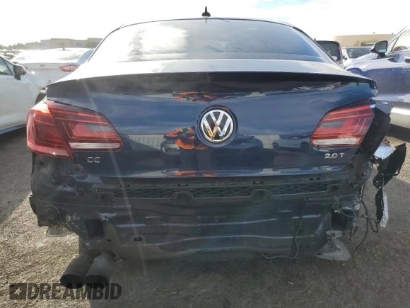 2014 Volkswagen CC R-Line with VIN WVWBP7AN7EE506748, listed as a Copart auction lot 84244724 with 99,272 mi miles and Salvage Title. Bid and sale history available at carsss.com. Image 6.