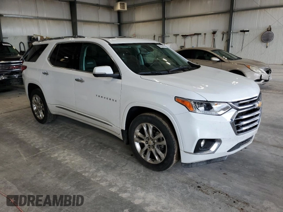 2021 Chevrolet Traverse High Country z VIN 1GNEVNKW8MJ216210, wystawiony jako Copart lot #62833845 z przebiegiem 37 515 mil mil oraz Szkoda całkowita • Salvage title. Historia ofert i sprzedaży dostępna na DreamBid. Obrazek 4.
