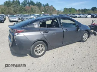 2016 Toyota Prius Two with VIN JTDKBRFU3G3011729, listed as a Copart auction lot 55292675 with 51,929 mi miles and Salvage Title. Bid and sale history available at DreamBid. Image 3.