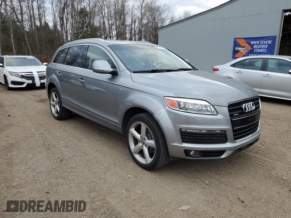 2007 Audi Q7 Premium Plus with VIN WA1EY74L67D091137, listed as a Copart auction lot 79354994 with 141,850 mi miles and Clean title. Bid and sale history available at DreamBid. Image 4.