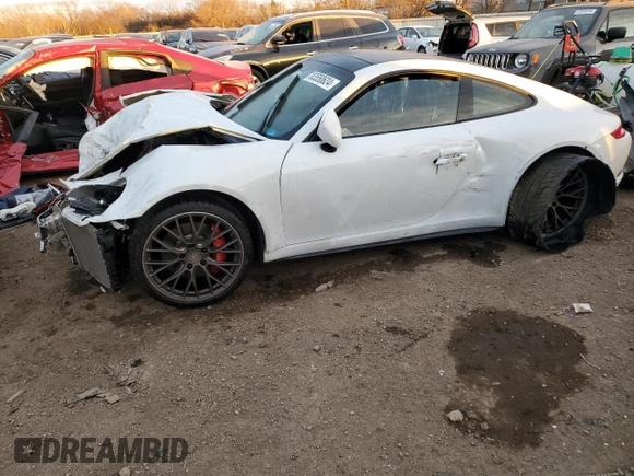2018 Porsche 911 Carrera S with VIN WP0AB2A98JS122621, listed as a Copart auction lot 83550624 with 71,027 mi miles and Salvage Title. Bid and sale history available at carsss.com. Image 1.