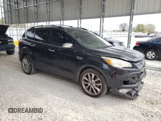 2014 Ford Escape SE with VIN 1FMCU0G91EUE12462, listed as a Copart auction lot 53032685 with 164,421 mi miles and Salvage Title. Bid and sale history available at carsss.com. Image 4.