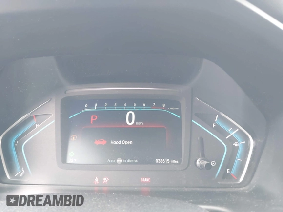 2019 Honda Odyssey EX with VIN 5FNRL6H58KB089810, listed as a IAAI auction lot 42510301 with 38,615 mi miles and . Bid and sale history available at DreamBid. Image 7.