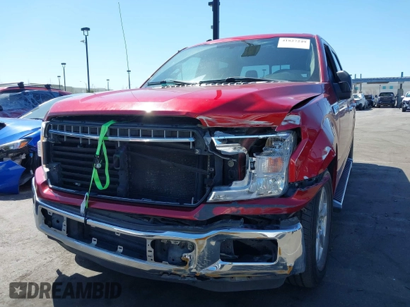 2018 Ford F-150 XL with VIN 1FTEW1CGXJKE00575, listed as a IAAI auction lot 41827249 with 138,019 mi miles. Bid and sale history available at carsss.com. Image 6.
