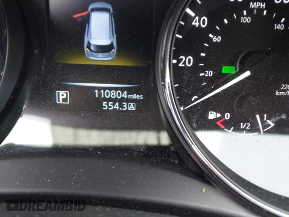 2016 Nissan Rogue SL with VIN 5N1AT2MT2GC780485, listed as a IAAI auction lot 41954455 with 110,804 mi miles. Bid and sale history available at carsss.com. Image 16.