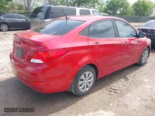 2017 Hyundai Accent SE with VIN KMHCT4AE0HU254605, listed as a IAAI auction lot 41909487 with 52,685 mi miles. Bid and sale history available at carsss.com. Image 4.