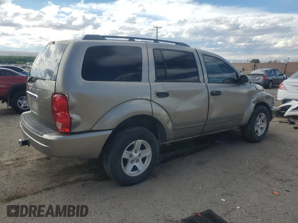 2005 Dodge Durango SLT with VIN 1D4HD48N35F605264, listed as a Copart auction lot 55932775 with 170,548 mi miles and Salvage title. Bid and sale history available at DreamBid. Image 3.
