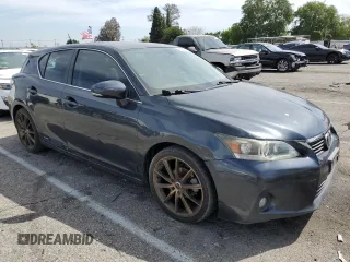 2011 Lexus CT 200h with VIN JTHKD5BH5B2035541, listed as a Copart auction lot 48056285 with 183,624 mi miles and Salvage Title. Bid and sale history available at DreamBid. Image 4.