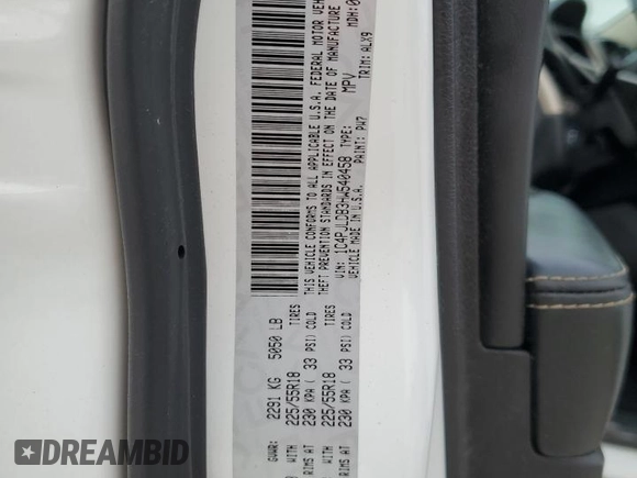 2017 Jeep Cherokee Limited with VIN 1C4PJLDB3HW540458, listed as a Copart auction lot 54938355 with 91,121 mi miles and Clean title. Bid and sale history available at DreamBid. Image 13.