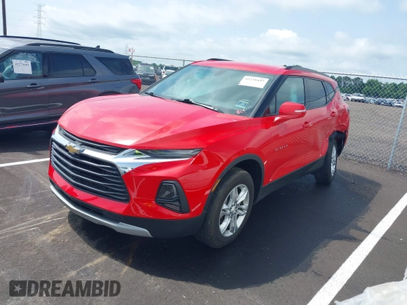 2020 Chevrolet Blazer LT with VIN 3GNKBCR40LS692937, listed as a IAAI auction lot 42258497 with 21,256 mi miles and . Bid and sale history available at DreamBid. Image 17.