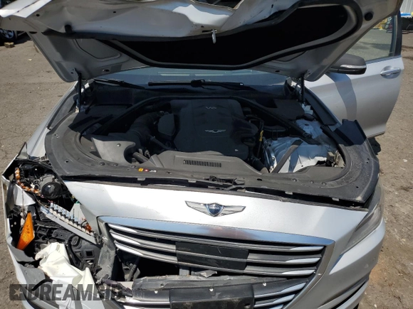2017 Genesis G80 3.8L with VIN KMHGN4JE0HU172286, listed as a Copart auction lot 58486865 with 83,202 mi miles and Clean title. Bid and sale history available at DreamBid. Image 11.