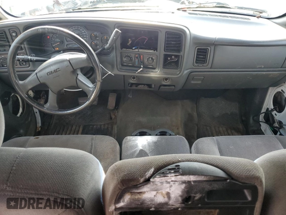 2005 GMC Sierra 1500 Work Truck z VIN 2GTEK19V051320466, wystawiony jako Copart lot #60534645 z przebiegiem 155 872 mil mil oraz Czysty tytuł • Clean title. Historia ofert i sprzedaży dostępna na DreamBid. Obrazek 8.