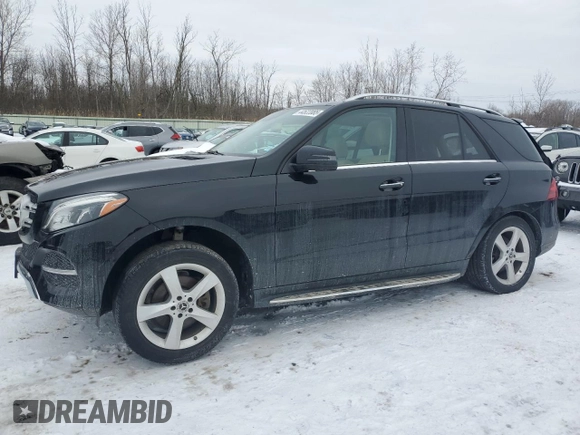 2018 Mercedes-Benz GLE 350 with VIN 4JGDA5HB3JB095365, listed as a Copart auction lot 44522085 with 72,424 mi miles and Salvage Title. Bid and sale history available at DreamBid. Image 1.