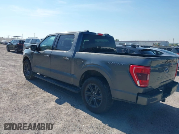 2023 Ford F-150 XL with VIN 1FTEW1C5XPFC27818, listed as a IAAI auction lot 42725090 with 46,685 mi miles and . Bid and sale history available at DreamBid. Image 3.