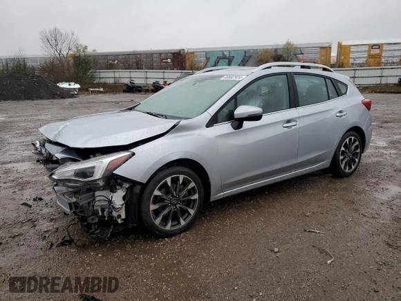 2020 Subaru Impreza Limited with VIN 4S3GTAU62L3706786, listed as a Copart auction lot 80692924 with 16,996 mi miles and Salvage title. Bid and sale history available at DreamBid. Image 1.