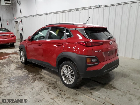 2021 Hyundai Kona SEL with VIN KM8K2CAA2MU708319, listed as a Copart auction lot 42033715 with NaN miles and Salvage Title. Bid and sale history available at carsss.com. Image 2.