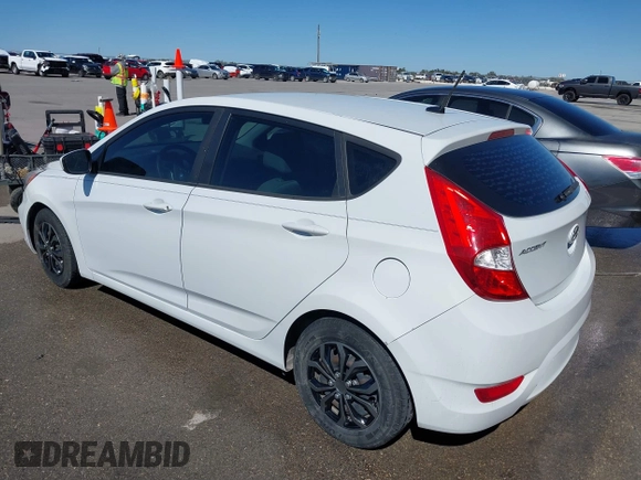 2017 Hyundai Accent SE with VIN KMHCT5AEXHU359951, listed as a IAAI auction lot 41761289 with 97,055 mi miles. Bid and sale history available at carsss.com. Image 3.