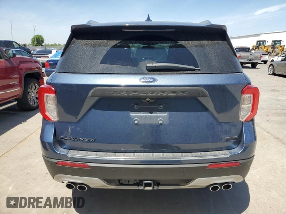 2020 Ford Explorer Platinum с VIN 1FM5K8HC7LGB53723, выставлен на аукционе Copart как лот 55531435 с пробегом 51 989 миль миль и Списание • Salvage title. История ставок и продаж доступна на DreamBid. Изображение 6.