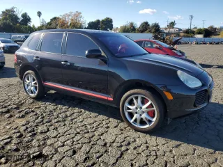 2006 Porsche Cayenne Turbo with VIN WP1AC29P56LA92462, listed as a Copart auction lot 81167684 with 106,465 mi miles and Clean Title. Bid and sale history available at carsss.com. Image 4.