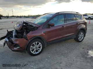 2018 Ford Escape SE with VIN 1FMCU0GD1JUB85143, listed as a Copart auction lot 47042535 with 0 mi miles and Salvage Title. Bid and sale history available at carsss.com. Image 1.