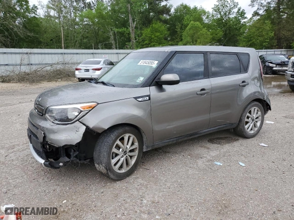 2018 Kia Soul + with VIN KNDJP3A53J7531469, listed as a Copart auction lot 51845095 with 114,546 mi miles and Salvage Title. Bid and sale history available at carsss.com. Image 1.