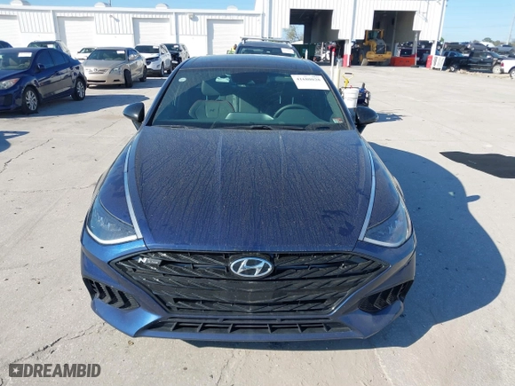 2021 Hyundai Sonata N Line with VIN 5NPEK4JC2MH131603, listed as a IAAI auction lot 41680028 with 28,501 mi miles. Bid and sale history available at carsss.com. Image 13.