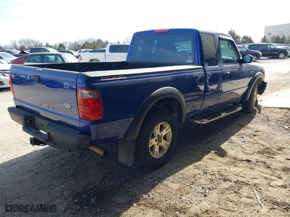 2005 Ford Ranger XLT with VIN 1FTYR44U25PA25865, listed as a IAAI auction lot 41527346 with 175,013 mi miles. Bid and sale history available at carsss.com. Image 4.