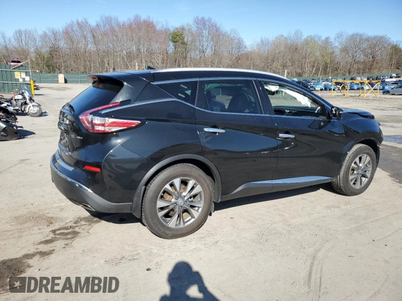 2015 Nissan Murano SL with VIN 5N1AZ2MH1FN216727, listed as a Copart auction lot 52558545 with 99,885 mi miles and Salvage Title. Bid and sale history available at DreamBid. Image 3.