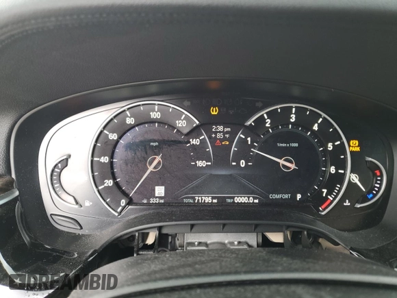 2017 BMW 5 Series 540i with VIN WBAJE5C32HG914839, listed as a Copart auction lot 54565725 with 71,795 mi miles and Salvage title. Bid and sale history available at DreamBid. Image 9.