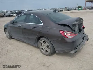 2015 Mercedes-Benz CLA-Class CLA 250 with VIN WDDSJ4EBXFN185179, listed as a IAAI auction lot 41675229 with 104,131 mi miles. Bid and sale history available at carsss.com. Image 3.