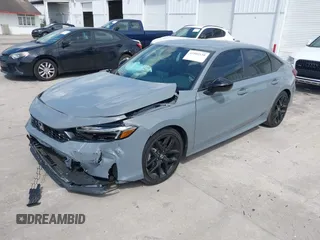 2025 Honda Civic Sport with VIN 2HGFE2F57SH571849, listed as a IAAI auction lot 41902538 with 869 mi miles and . Bid and sale history available at DreamBid. Image 17.