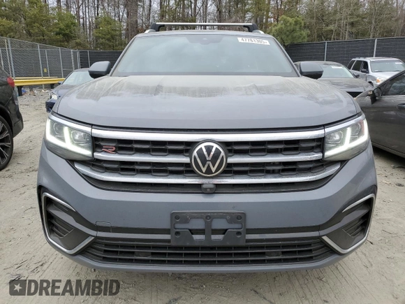 2021 Volkswagen Atlas SEL Premium R-Line with VIN 1V2FE2CA1MC222531, listed as a Copart auction lot 47781305 with 29,002 mi miles and Salvage title. Bid and sale history available at DreamBid. Image 5.