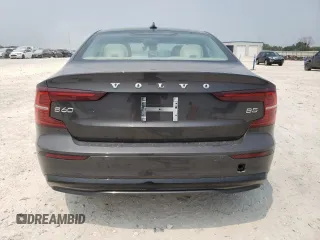 2024 Volvo S60 Core Dark Theme with VIN 7JRL12FK6RG308441, listed as a Copart auction lot 57356794 with 2,740 mi miles and Salvage Title. Bid and sale history available at carsss.com. Image 6.
