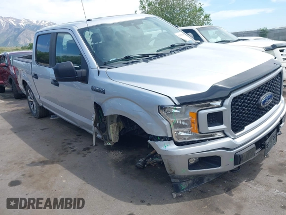2019 Ford F-150 XL with VIN 1FTEW1EPXKKE36622, listed as a IAAI auction lot 42338520 with 46,616 mi miles and . Bid and sale history available at DreamBid. Image 1.