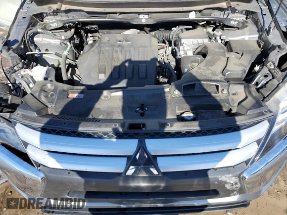 2020 Mitsubishi Eclipse Cross ES with VIN JA4AT3AA6LZ023765, listed as a Copart auction lot 87822325 with 88,189 mi miles and Salvage title. Bid and sale history available at DreamBid. Image 12.