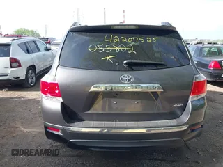 2011 Toyota Highlander Limited with VIN 5TDDK3EH7BS055802, listed as a IAAI auction lot 42207525 with 146,827 mi miles and . Bid and sale history available at DreamBid. Image 16.