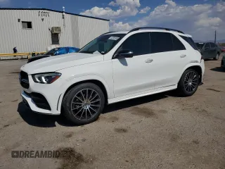 2022 Mercedes-Benz GLE 350 with VIN 4JGFB4JB0NA732332, listed as a Copart auction lot 62965955 with 34,878 mi miles and Salvage title. Bid and sale history available at DreamBid. Image 1.